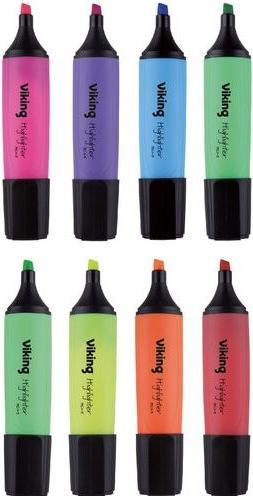 Niceday Surligneur HC1-5 Couleur assortie 8 pièces (Couleurs assorties, 5 mm, 8 x)