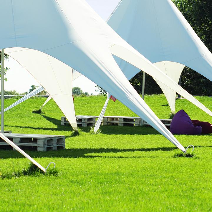 Actual product image Relaxdays 4x ground anchor
