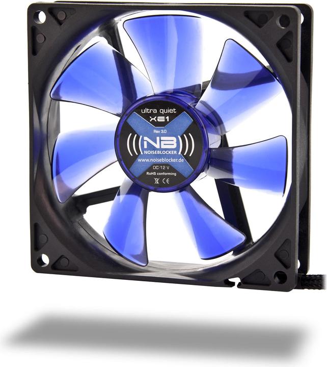 Produktbild Noiseblocker BlackSilent Fan XE1 (92 mm, 1x)