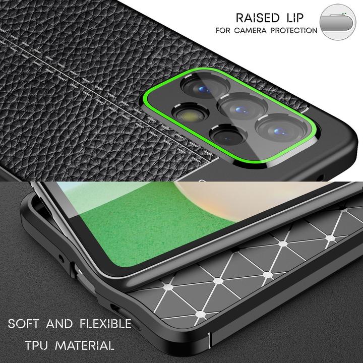 Productafbeelding Nalia Silicone hoes in lederlook (Samsung Galaxy A33)
