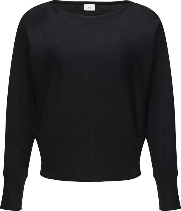 Produktbild s.Oliver Strickpullover Strickpullover mit Strukturmuster am Saum (40)