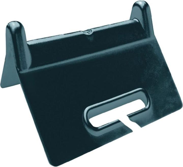 Dolezych Cornière de protection L.90x90 mm noir avec fente 4 pcs/set