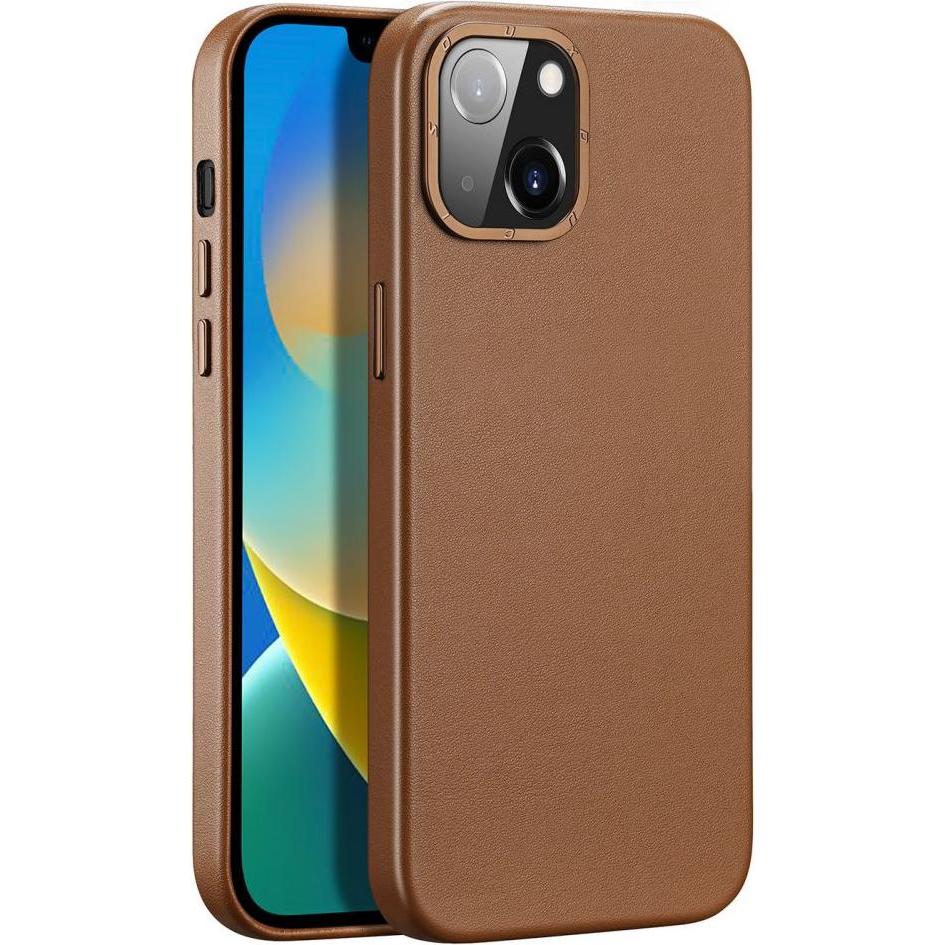 Dux Ducis Grit Series Hardcase (Apple iPhone 14 Plus), Smartphone Hülle, Braun