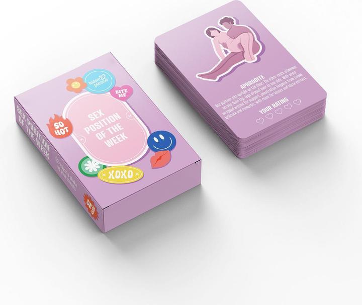 tease & please Sex Position Of The Week (Jeu de cartes, Anglais)