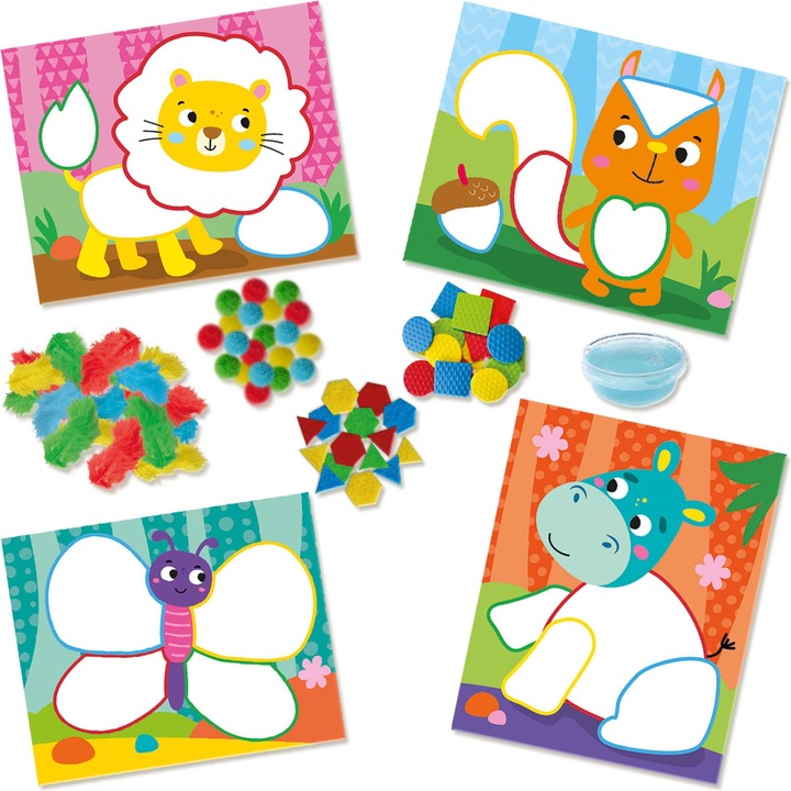 Produktbild Ses Bastelset Montessori Farben+Materialien