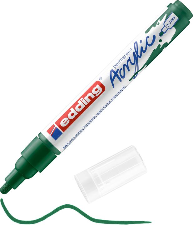 Image du produit Edding Marqueur acrylique 5100 Medium (Vert mousse, 3 mm, 1 x)