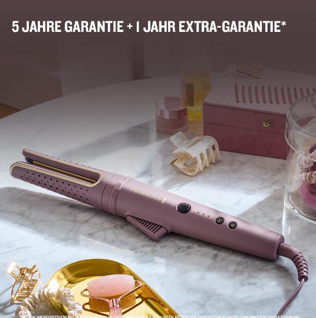 Actual product image Remington Ionic rotating curling iron with ceramic coating, digital temperature control, automatic shut-off