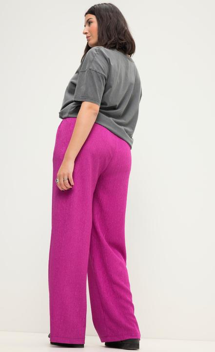 Produktbild Studio Untold Hose, Wide Legs, Krepp, Elastikbund (56)