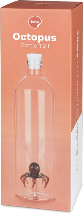 Actual product image Balvi Glass bottle OCTOPUS (1.20 l)