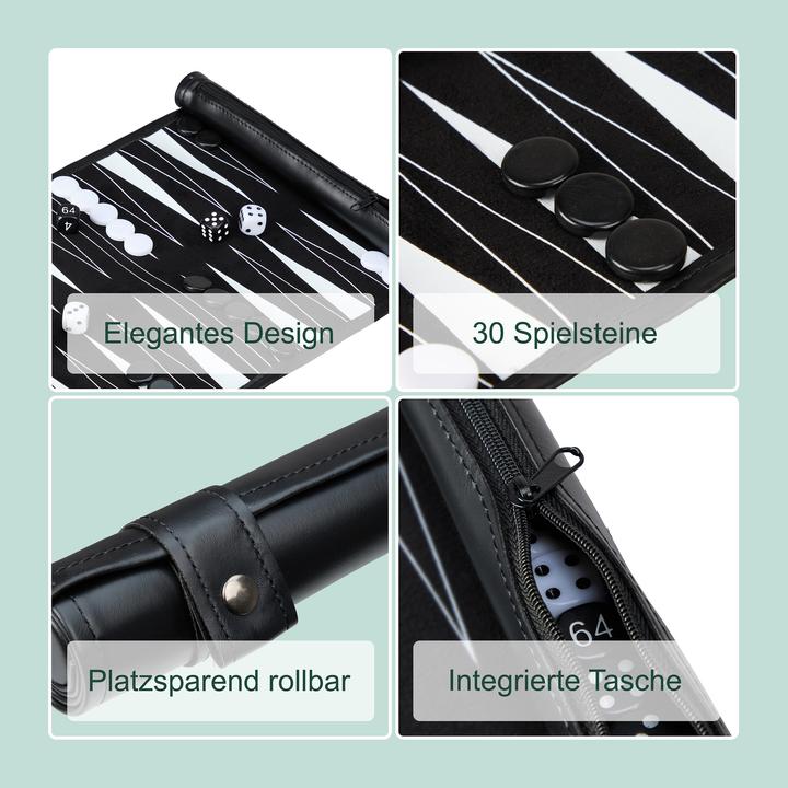 Produktbild Relaxdays Backgammon (2 Spieler)