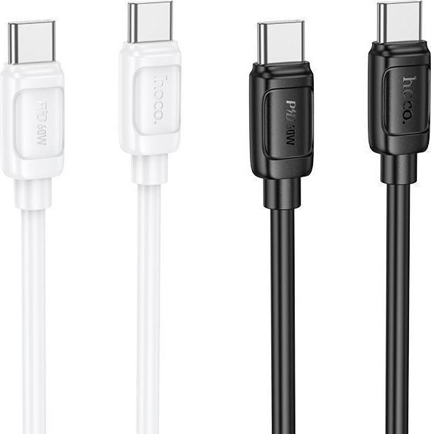Image du produit Hoco Cable Cable USB C to USB C PD 5A 240W 1 m X115 white (1 m, 240 W)