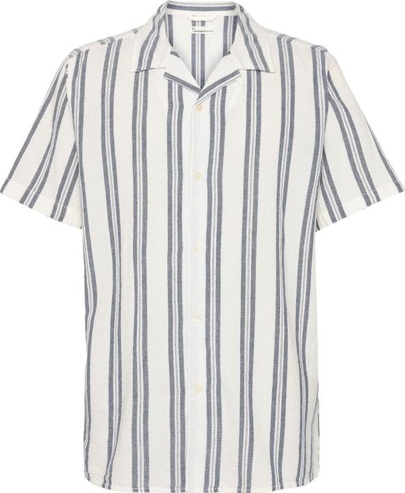 Produktbild KnowledgeCotton Apparel Box S/S Striped Cotton Shirt (S)