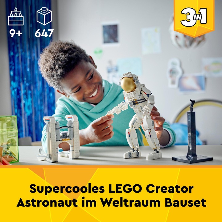 Image du produit LEGO Astronaute dans l'espace (31152, LEGO Creator 3-in-1)