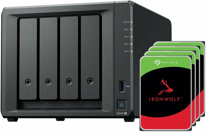 Produktbild Synology DS423+ (4 x 2 TB, Seagate Ironwolf)
