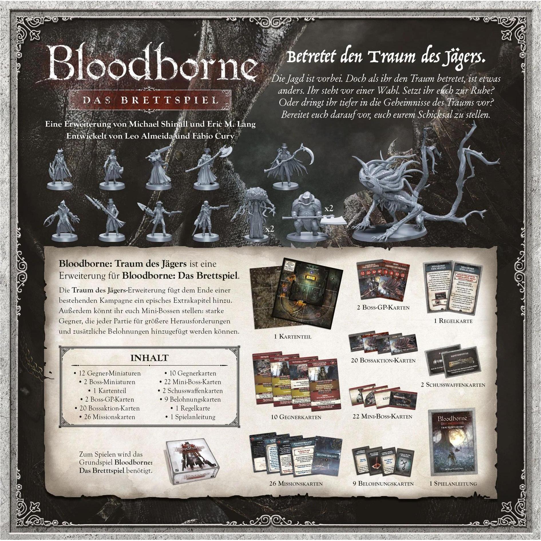 Thumbnail - Cmon Bloodborne: Das Brettspiel - Traum des Jägers, (DE-Erweiterung) (Deutsch)