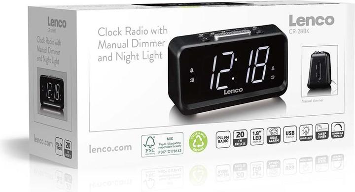 Actual product image Lenco Uhrenradio