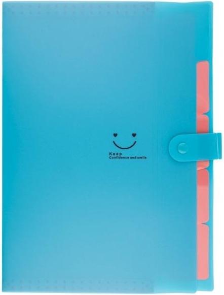 Produktbild Beniamin A4-Kunststoffordner mit 5 Fächern, blau (A4)