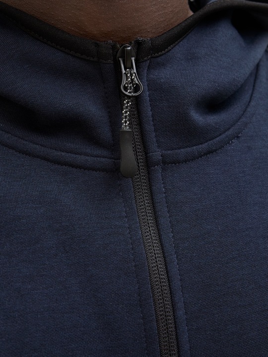 Produktbild Jack & Jones Einfarbig Kapuzenpullover mit Reissverschluss Kapuzenjacke (XXL)