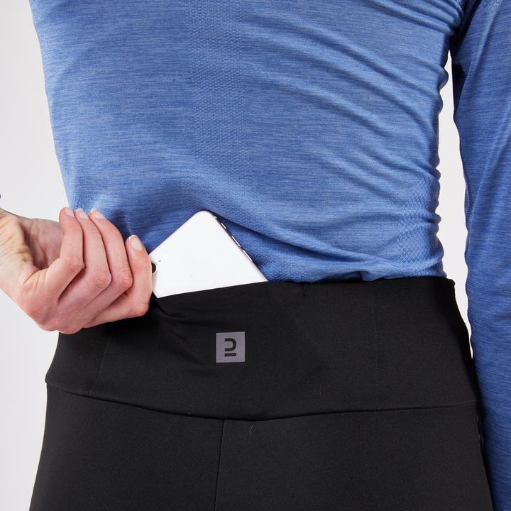 Produktbild Kalenji Lauftights lang Damen warm - Run 100 schwarz (W28/L31)