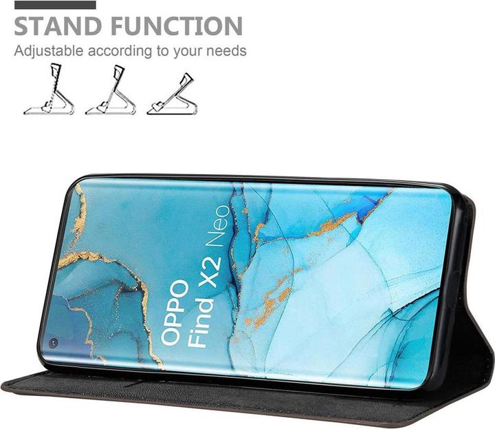 Productafbeelding Cadorabo Boek Onzichtbare Magneethoes (Oppo Find X2 Pro)