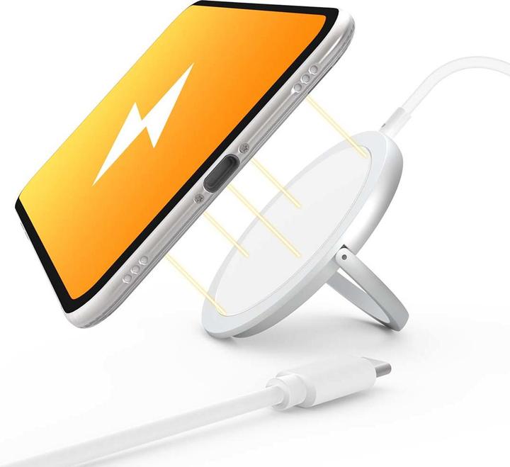 Produktbild Nedis Drahtloses Ladegerät | Ständer | 5 / 7.5 / 10 / 15 W | 1.0 / 1.1 / 1.67 / 2 A | inkl. Kabel | (15 W)