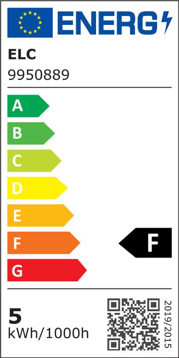 Label énergétique Elc LED Gu10 5 W 10er (GU10, 365 lm)