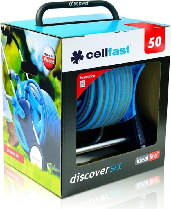 Actual product image Cellfast Garden hose cart DISCOVER incl. 30 m + 1.5 m 4-layer hose (30 m)
