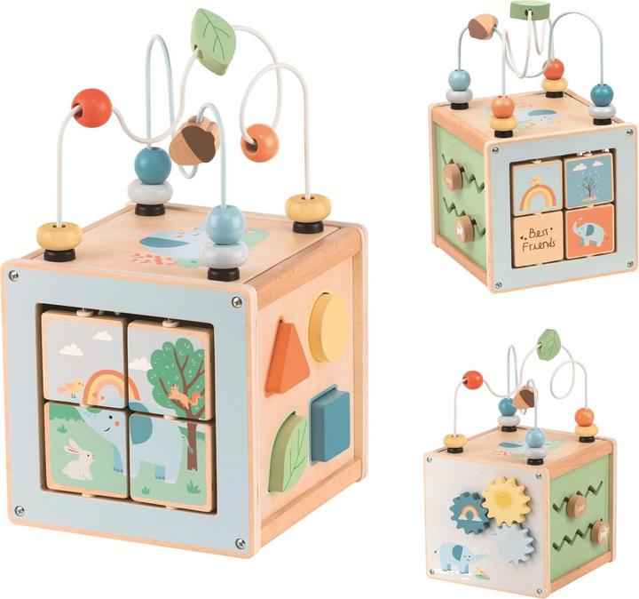 Spielba Cubo da gioco multifunzionale Foresta