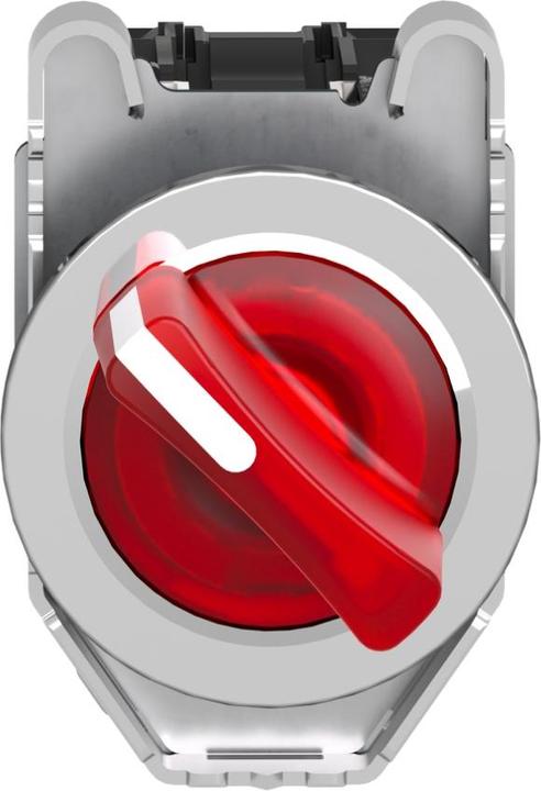 Actual product image Schneider Electric XB4FK124G5 compl. XB4F 30mm 1S+1Ö red 110-120V 2S light selector switch