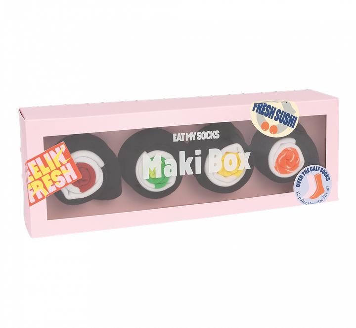 Actual product image Eat My Socks Socks, Maki Box, 2 (One size)