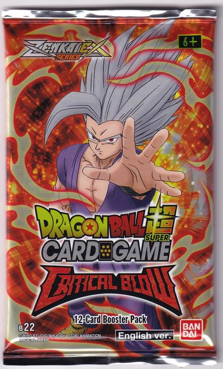 Produktbild Dragon Ball Zenkai Series 05 Critical Blow B22 Booster Pack - Super Card Game - EN (Englisch, Booster Pack)