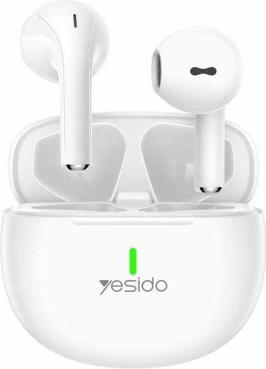 Image du produit Yesido - Écouteurs sans fil (TWS18) - Bluetooth V5.1, demi-oreillette, 220 mAh, Type-C - Blanc (Sans fil)
