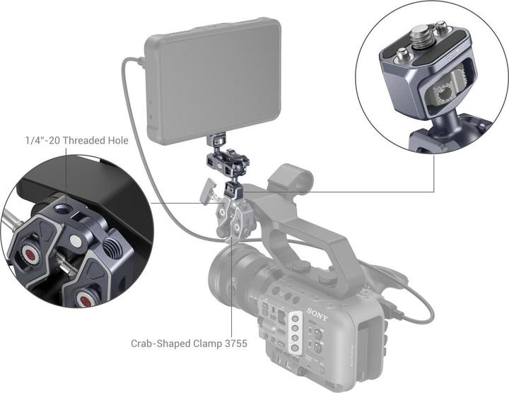 Productafbeelding SmallRig Magische arm met dubbele kogelkoppen (Diverse video accessoires)