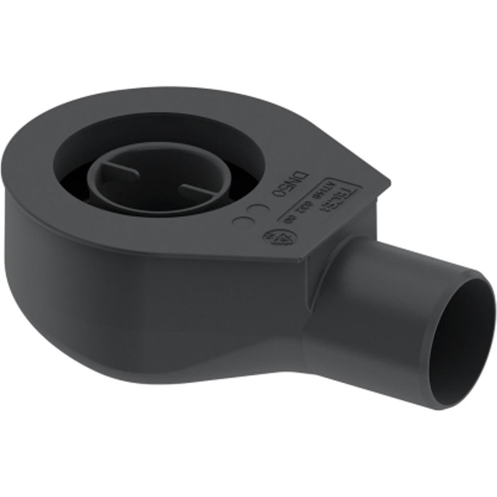 TECE, Duschrinne, TECEdrainline Ablauf flach, mit seitlicher Auslauf, DN 50 (175 mm)
