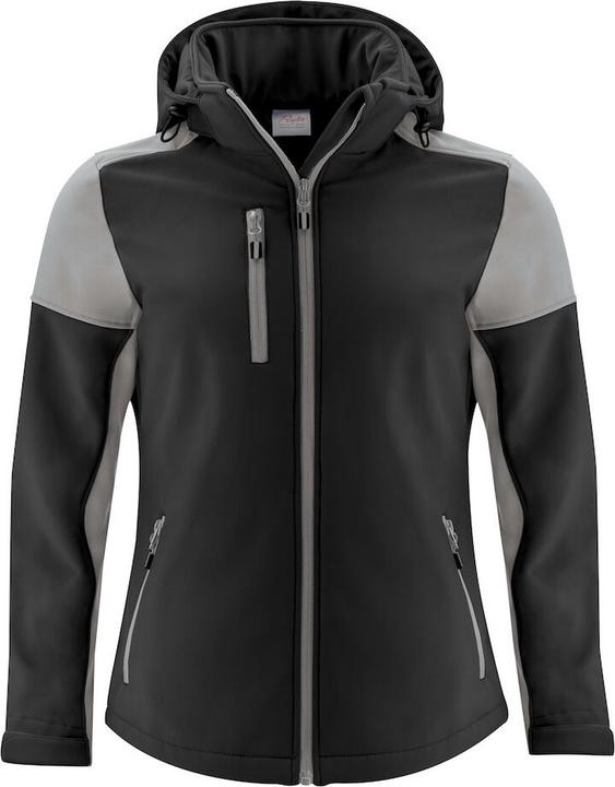 Immagine prodotto Printer Prime Softshell Jas dames zwart/staalgrijs - maat M (M)