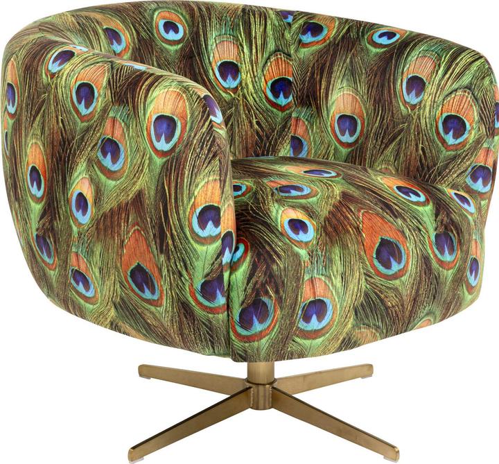Produktbild Kare Design Drehsessel Peony Peacock