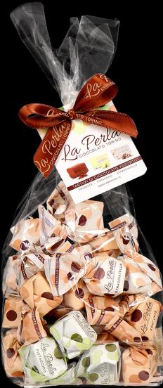 Actual product image La Perla di Torino Fondente-Stracciatella-Pistacchio (190 g)