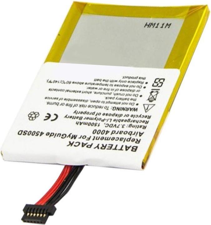Actual product image AccuCell Battery for Typhoon MyGuide 4000
