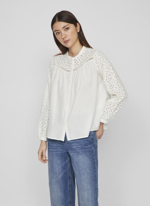Produktbild Vila Bestickte Oberteil mit langen Ärmeln (34)