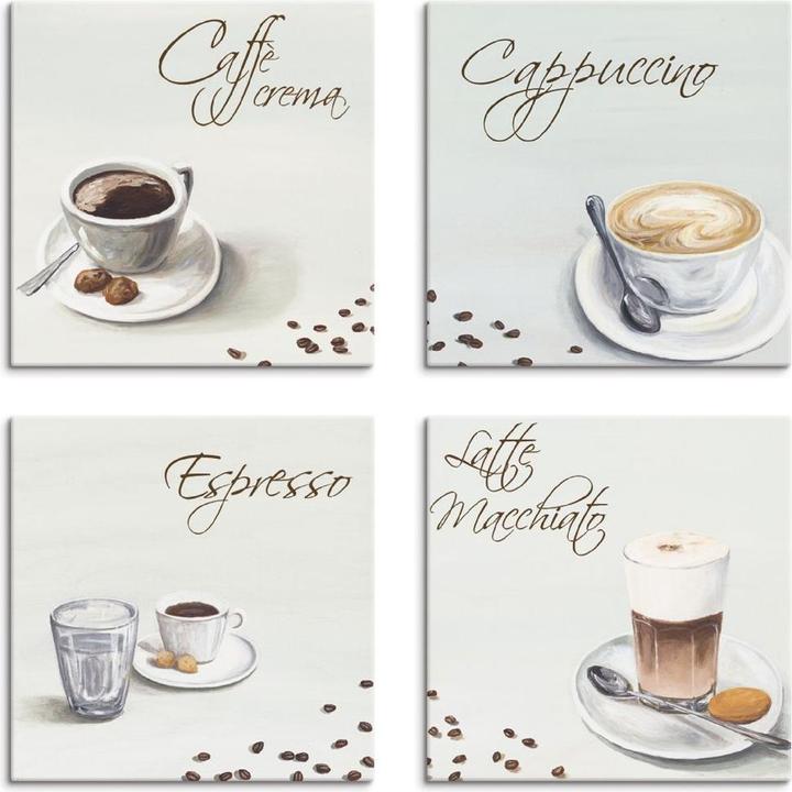 Immagine prodotto Artland Cappuccino Espresso Latte Macchiato A6PT (30 x 30 cm)