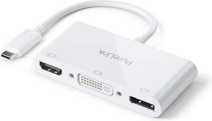 Actual product image Purelink USB Typ-C zu (DP, DVI, HDMI, 19.40 cm)