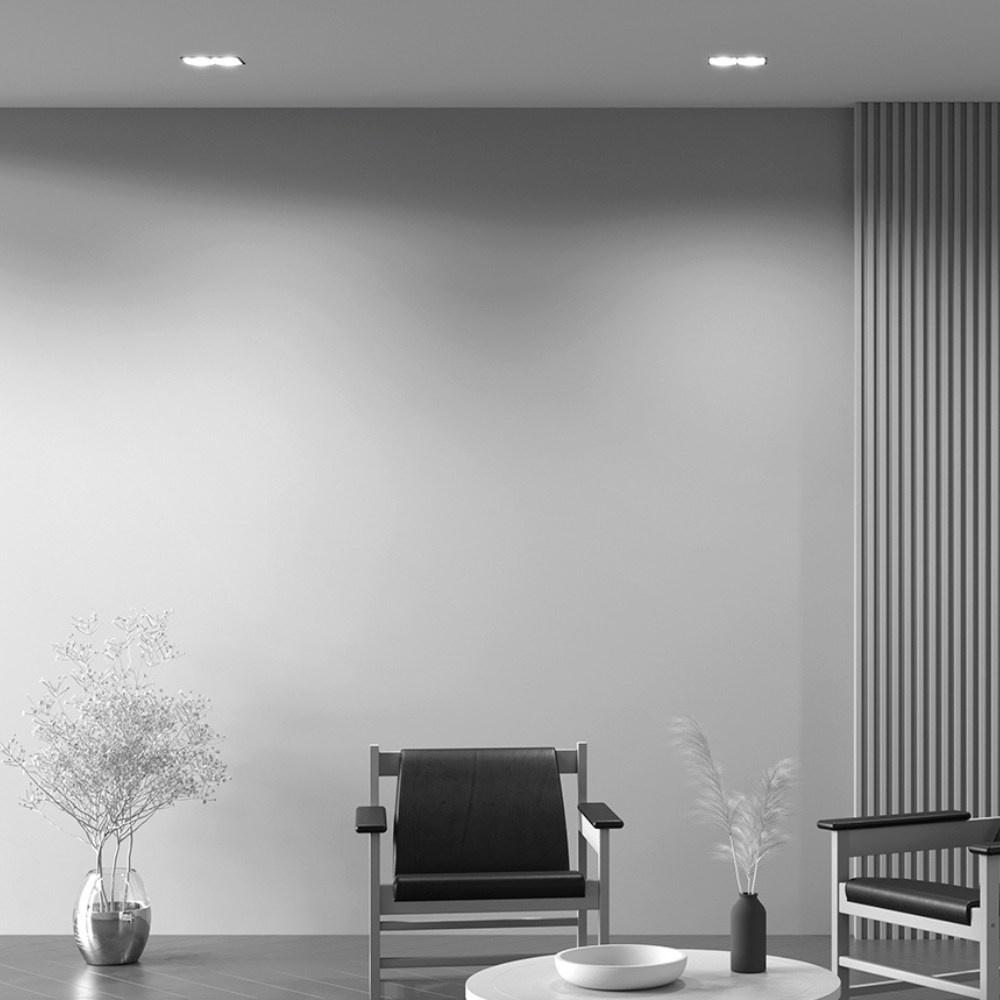 Thumbnail - Maytoni, Wandleuchte + Deckenleuchte, Dot Downlight, Einbauleuchte 2x GU10 Schwarz (GU10)