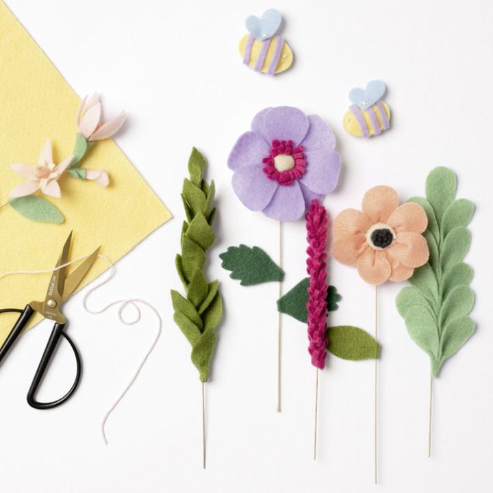 Produktbild Folia Filz-Bastelset Spring