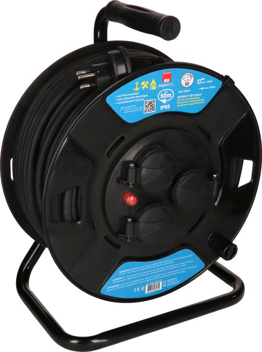 Actual product image Max Hauri maxReeL 3x type 13, IP55 (50 m, 1.50 mm²)