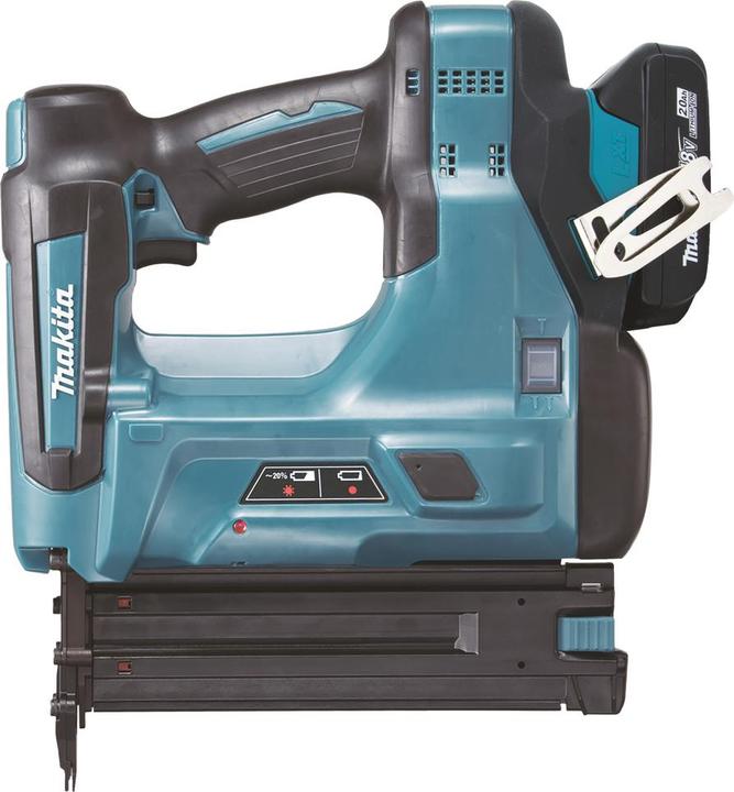 Image du produit Makita DBN 500 RTJ Cloueur sans fil 15-50 mm 90° 18 V + 2 x Batteries 5,0 Ah + Chargeur + Coffret Ma