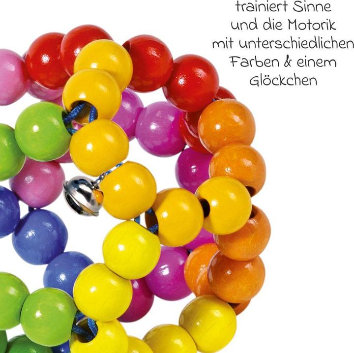 Actual product image Goki Griffin Elastic Rainbow Ball