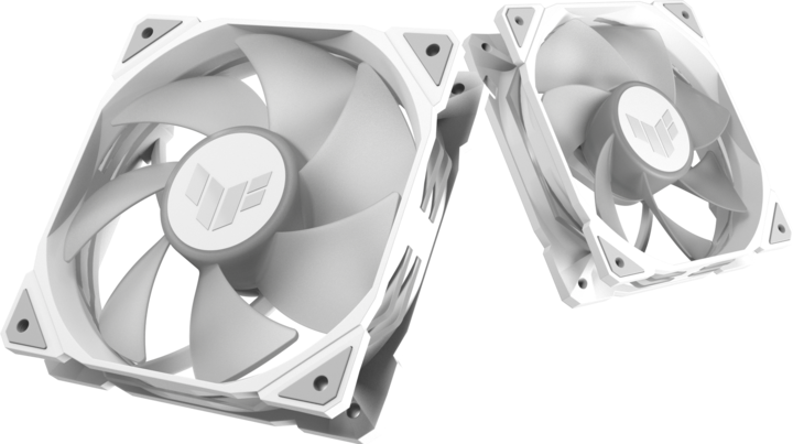 Actual product image ASUS Fan TUF GAMING TR120 FAN ARGB REV WHT 3IN1 (120 mm, 3 x)