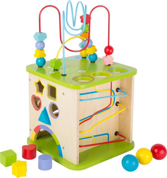 Actual product image small foot Motor world with ball track