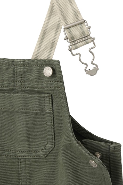 Vertbaudet Baby-Set: Gestreiftes T-Shirt & Latzhose (98)