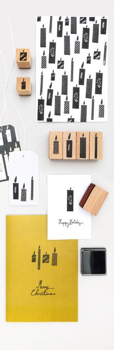 Actual product image Rico Design Stamp set "Candles